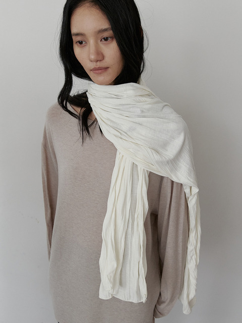 피버 [4th]Wrinkle Scarf_cream