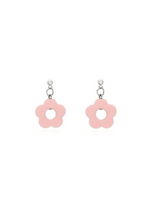 Flower Earring - Pink