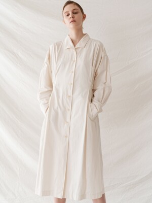 banding trench onepiece (ivory)