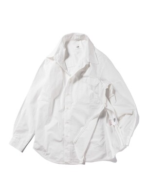 Asymmetric S-vent Shirts #1 [white]