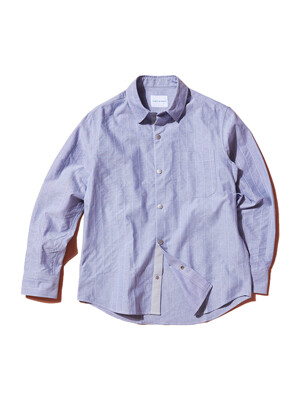 STITCHED OXFORD SHIRTS BLUE