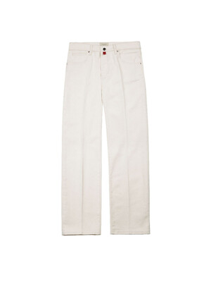 629 Tailored Denim Jeans (Ivory)