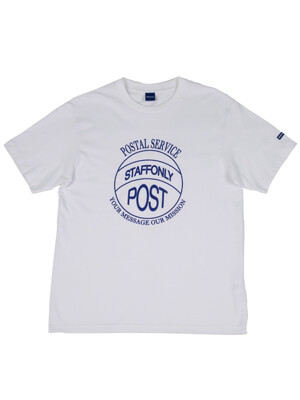 STAMP-FRONT TEE (WHITE)