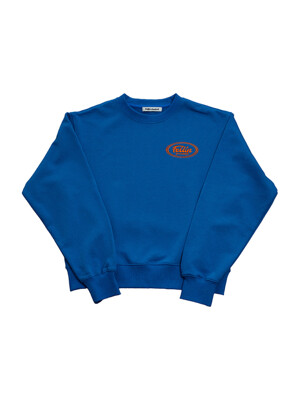 Oval Logo Sweatshirt Blue