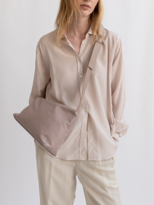 Rowie nylon shoulder bag Indipink