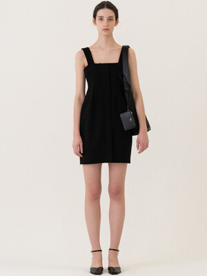 SS22 Little Shaped Sleeveless Dress Black