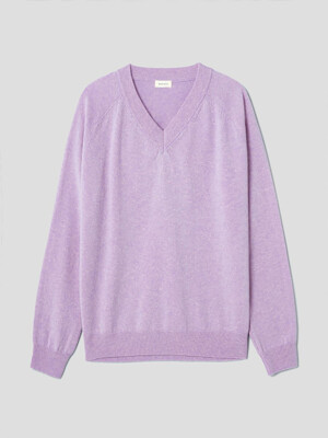 Cashmere Neck Pullover  Lilac (WE2Y51C67T)
