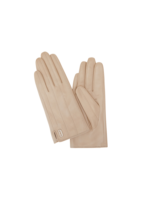 패션액세서리 - 분크 (vunque) - Toque Stitch Leather Gloves (토크 스티치 레더 장갑) Beige