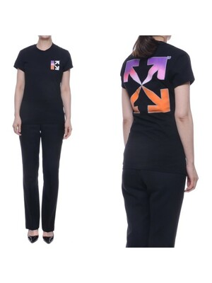 21SS 여성 그라디언트 반팔 티셔츠 (OWAA040R21JER001_1084_21S)