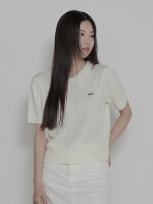 PUFF SLEEVE KNIT_2colors