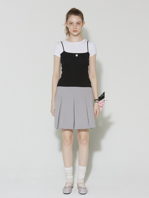 스커트 - 아딧 (adit) - Box pleated skirt