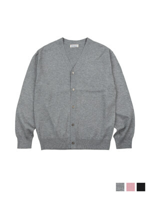 Always Washable V-neck Cardigan (3col)