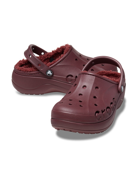 샌들,슬리퍼/뮬,뮬/슬리퍼 - 크록스 (CROCS) - [Unisex] 여성 BAYA PLATFORM LINED CLOG BUR (23FWCL208708)