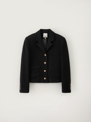 Garden Tweed Jacket_Black