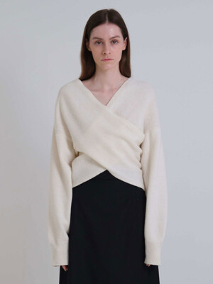 PRA WRAP KNIT (IVORY)