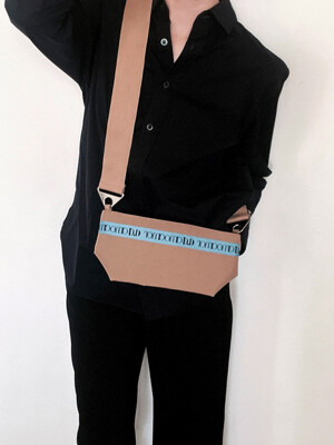 wide strap bag BEIGE