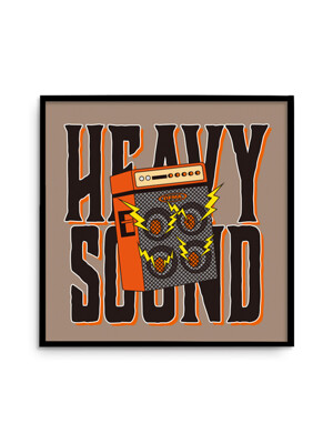BFMA HEAVY SOUND SQUARE POSTER