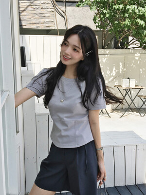 [여울PICK]NOVELA SLIM LINE TEE(Z-T-6811)