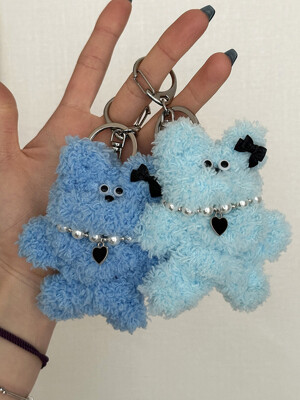 Blue bear key ring (2color)