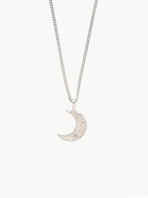 Luna texture two-way necklace(Type_A)