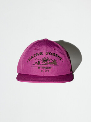 NATIVE FOREST ENOR NYLON BALL CAP - PINK