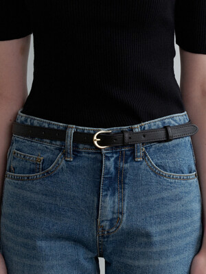 Wearable easy look 18mm casual belt_2color BT002