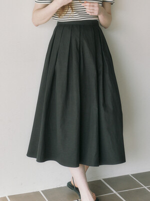 Jane Flared Skirt - Black