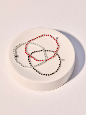 [sv925] color crystal bracelet