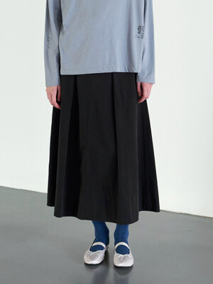 conti twill skirt(black)