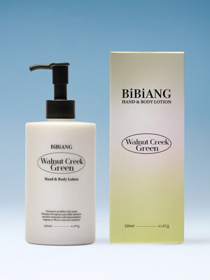 니치 퍼퓸 핸드 앤 바디로션 320ml 월넛크릭 그린