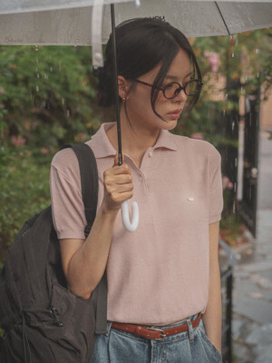 Soft linen t-shirt TISU03TS22_Pink
