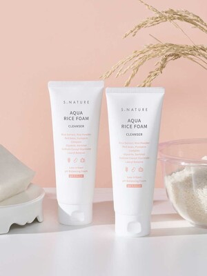 [BEST]아쿠아 라이스 약산성 클렌징폼 160ml 듀오세트