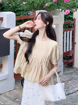 [단독] Blossoms Hairy Tote Bag_2colors