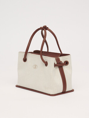 [리퍼브]ANGE BAG_CANVAS_BROWN
