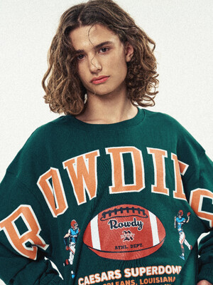Rowdies Super-Bowl Banding Sweatshirt_Forest Green