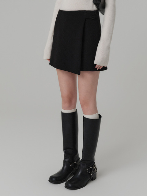 룩캐스트 오웬 랩 스커트 팬츠 / OWEN WRAP SKIRT PANTS_2colors