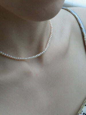 BABY PEARL NECKLACE(CHOKER)
