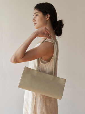 Long Square Bag - Light Beige