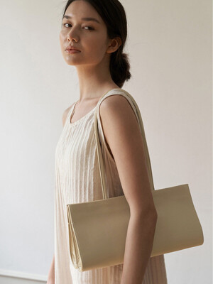 Long Square Bag - Light Beige