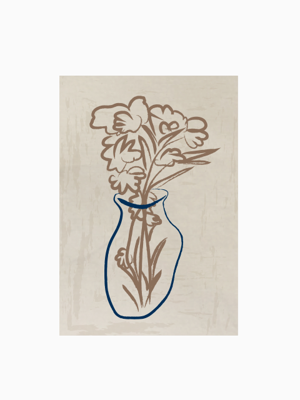 TBA 포스트카드 artworks -  flower vase 027