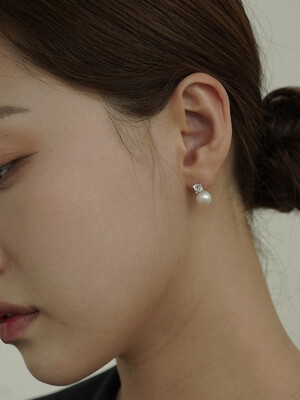 [Silver925] Chenonceau Pearl  Earrings
