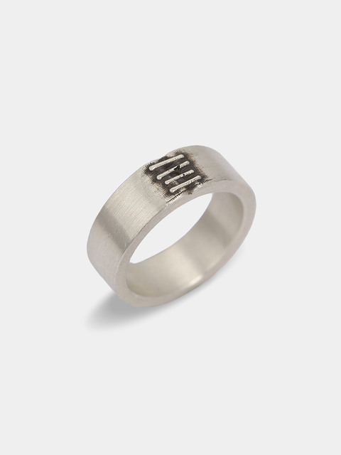 주얼리 - 그레이노이즈 (GRAYNOISE) - Stitch bold ring (925 silver)