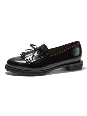 Ribbon Tassel Loafer_Black