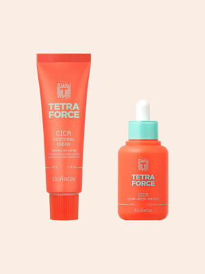 테트라포스 클리어 그린 앰플 30ml + 시카 수딩 크림 50g