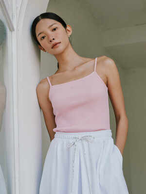 24 summer Basic cotton sleeveless top_Lihgt pink