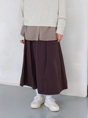 conti twill skirt(purple)