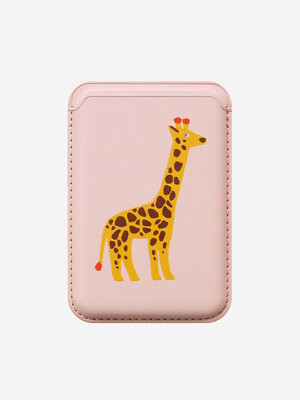 [맥세이프 카드지갑]Pink-Giraffe Magsafe Cardcase