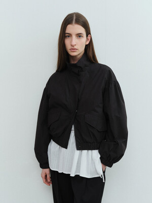 TWF SHIRRING VOLUME JUMPER_2COLORS