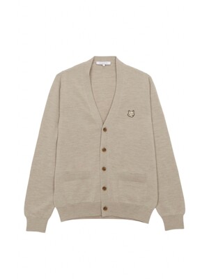 MAISON KITSUNE 메종키츠네 볼드 폭스헤드 남성 가디건 MM00509KT1036 0134