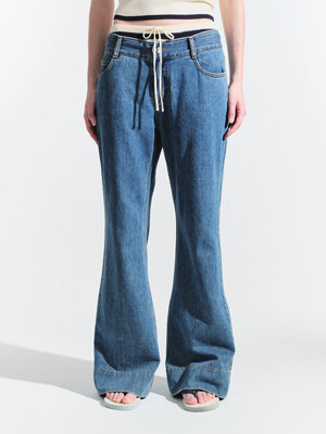 25HS NOA DENIM PANTS (DEEP BLUE)